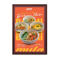 Wood 361 Poster Display SwingFrames 16x24 With Matboard