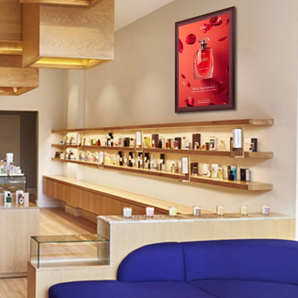 Wood 361 Poster Display SwingFrames 22x34 With Matboard