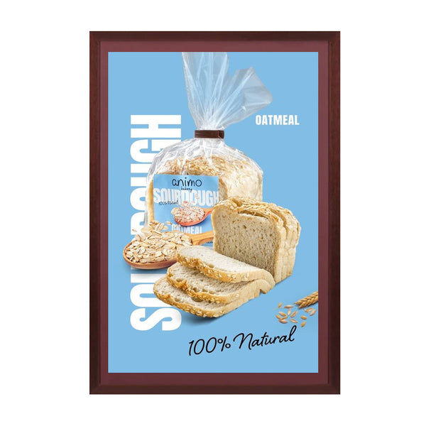 Wood 361 Poster Display SwingFrames 27x41 With Matboard
