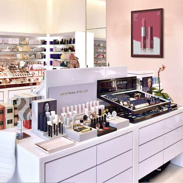 Wood 361 Poster Display SwingFrames 8.5x11 With Matboard