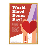 SwingSnap Extra Large Front Loading Wood Poster Snap Frames to Hold Graphics on 1/8", 3/16", 1/4" Thick Boards in 25 Sizes