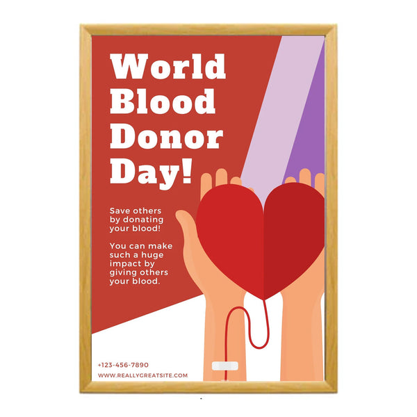 SwingSnap Extra Large Front Loading Wood Poster Snap Frames to Hold Graphics on 1/8", 3/16", 1/4" Thick Boards in 25 Sizes