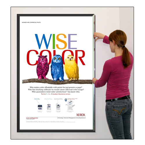SwingSnap Extra Large Poster Snap Frames with 1 5/8" Wide Aluminum Frame Profile in 25+ Sizes
