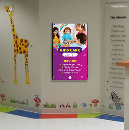 Economical, Quick Change, Large 24x36 Frame, Metal Beveled Slide-in Poster Frame | Top Load or Side Load