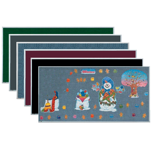 METAL FRAME 12x84 VINYL BULLETIN BOARD (SHOWN IN LANDSCAPE ORIENTATION)