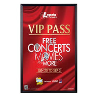 Metal Picture Frames with Wide-Face Poster Displays 40+ Sizes + 4 Finishes