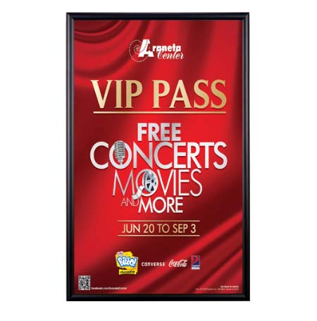 Metal Picture Frames with Wide-Face Poster Displays 40+ Sizes + 4 Finishes