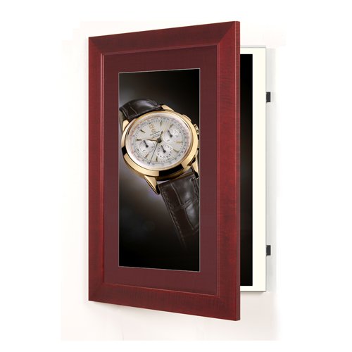 Wood 362 Poster Display SwingFrames 8.5x11 with Matboard