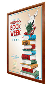 8.5x14 Quick Change Wood Snap Frames | Poster Grip Wood Frames | Quick Clip Poster Frames