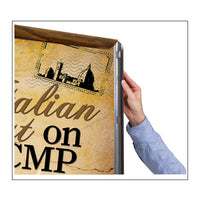 Wood Poster Snap Frames | Comes with 1 1/4" Wide Faux Wood Profile in 3 Finishes and 35+ Sizes +Custom