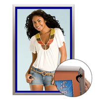 Designer SwingSnaps Front Loading Poster Snap Frames | 1" Wide Beveled Matboard