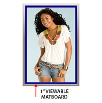 Designer Snap Frames for Posters 30x40  (1" Wide Matboard)