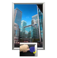 SwingSnaps Front Loading Poster Snap Frames (1 3/4" Security Profile for MOUNTED GRAPHICS)