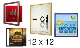 12x12 Frames | All Styles of 12x12 Poster Frames and Poster Displays