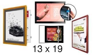 13x19 Frames | All Styles of 13x19 Poster Frames and Poster Displays