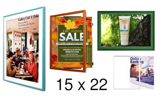 15x22 Frames | All Styles of 15x22 Poster Frames and Poster Displays
