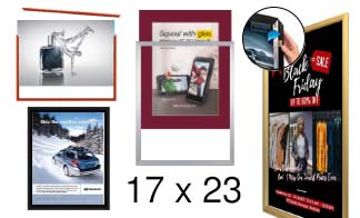 17x23 Frames | All Styles of 17x23 Poster Frames and Poster Displays