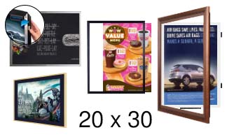 20x30 Frames | All Styles of 20x30 Poster Frames and Poster Displays