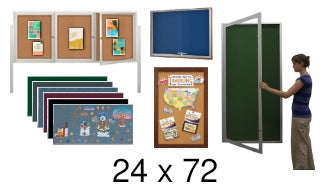 24x72 Bulletin Board Displays