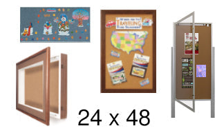 24x48 Outdoor Display Cases
