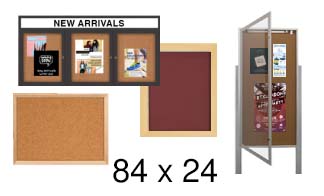 24x84 Bulletin Board Displays