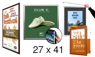 27x41 Frames | All Styles of 27x41 Poster Frames and Poster Displays