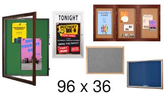 36x96 Cork Board Bulletin Boards
