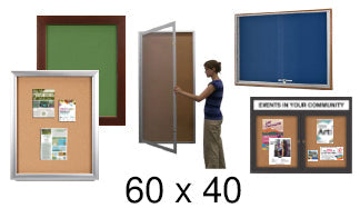 40x60 Outdoor Bulletin Boards and Indoor Cork Boards