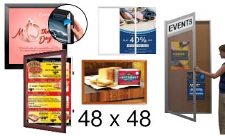 48x48 Frames | All Styles of 48x48 Poster Frames and Poster Displays