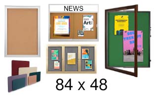 48x84 Outdoor Display Cases
