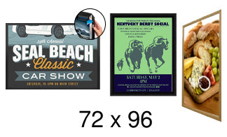 72x96 Frames | All Styles of 72x96 Poster Frames and Poster Displays