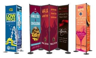 Screen Panel Floor Display