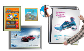 Wall Mounted Poster Clip Frames