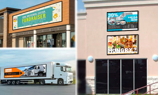 Banner-Stretch™ Snap Frames | Large Format Slim Profile