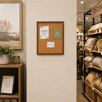 Value Line 11x14 Wood Framed Cork Bulletin Board | Open Face with Hardwood Trim