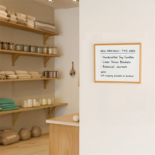 11x14 Wood Framed White Board Dry Erase Marker Boards