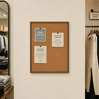 Value Line 15x20 Wood Framed Cork Bulletin Board | Open Face with Hardwood Trim