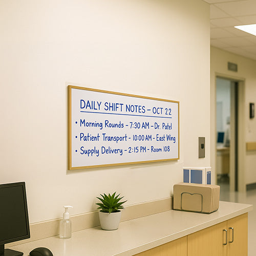 18x36 Wood Framed White Board Dry Erase Marker Boards