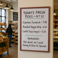 20x30 Wood Framed White Board Dry Erase Marker Boards