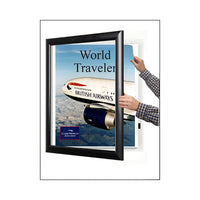 SWING-OPEN & SWING-CLOSE FOR EASY CHANGE OF POSTERS 24x60