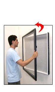 24x84 Large Shadow Box Cork Board Display Case