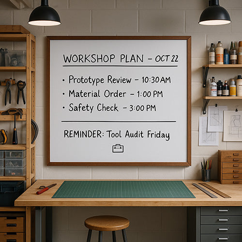 36x36 Wood Framed White Board Dry Erase Marker Boards