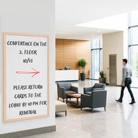 48x72 Wood Framed White Board Dry Erase Marker Boards