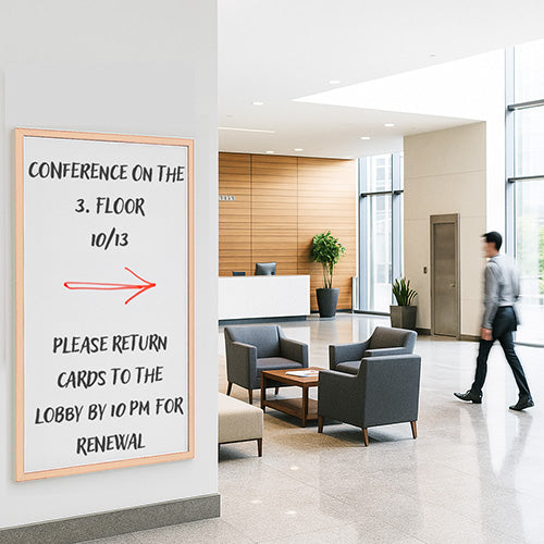 48x72 Wood Framed White Board Dry Erase Marker Boards