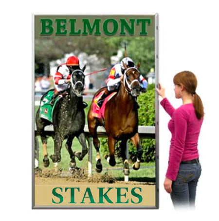 36x84 Large Frame Snap Open Front Loading Poster Snap Frames (1 1/4" Profile for MOUNTED GRAPHICS)