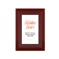 Wood 362 Poster Display SwingFrames 18x24 with Matboard