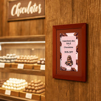 Wood 362 Poster Display SwingFrames 24x24 with Matboard