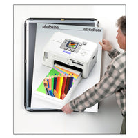 ALL 4 FRAME RAILS SNAP OPEN FOR EASY CHANGE of 1/2" THICK 36x84 POSTERS