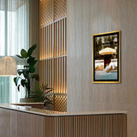 Touch of Class 8.5x11 Hospitality Wall Poster Frame + Black Velour with Silver Frame Finish
