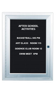 Indoor Enclosed Letter Boards